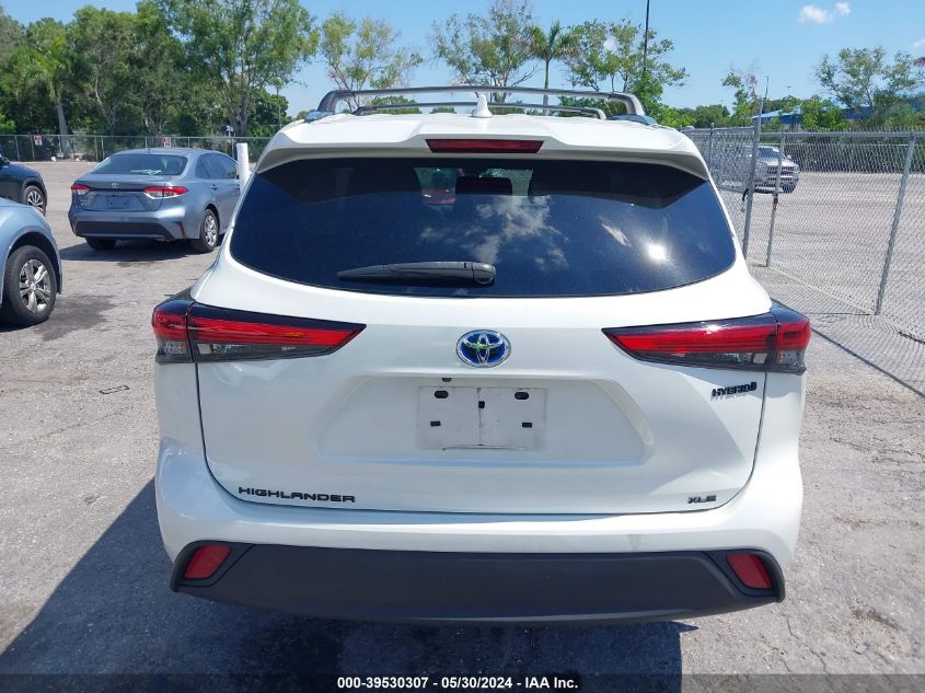 2020 Toyota Highlander Hybrid Xle VIN: 5TDHBRCH6LS509000 Lot: 39530307