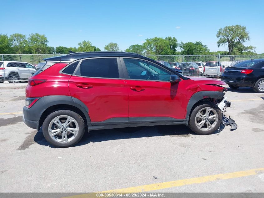 2022 Hyundai Kona Sel VIN: KM8K6CAB7NU824940 Lot: 39530314