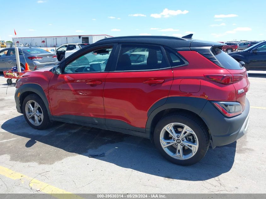 2022 Hyundai Kona Sel VIN: KM8K6CAB7NU824940 Lot: 39530314