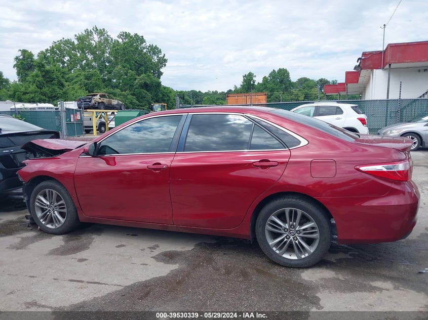 2015 Toyota Camry Se VIN: 4T1BF1FK9FU885978 Lot: 39530339