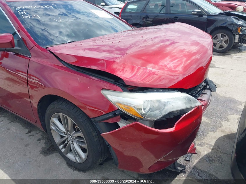 2015 Toyota Camry Se VIN: 4T1BF1FK9FU885978 Lot: 39530339