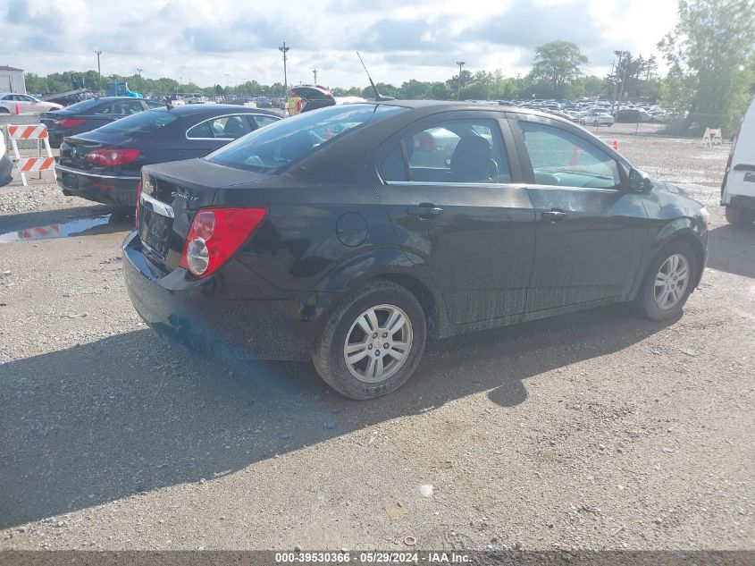 2012 Chevrolet Sonic 2Lt VIN: 1G1JC5SH0C4127560 Lot: 39530366