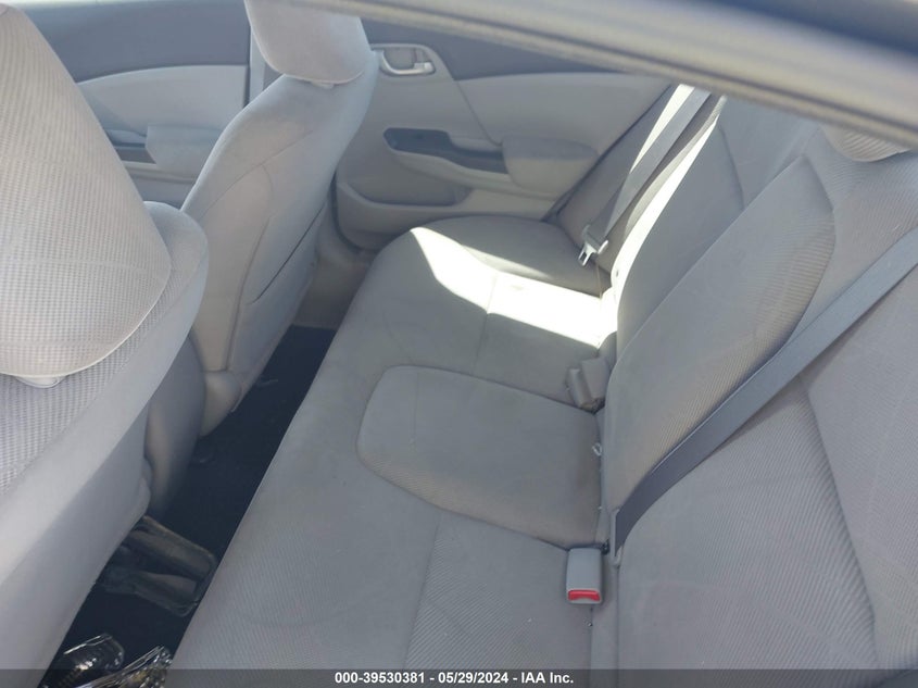 2012 Honda Civic Lx VIN: 2HGFB2F58CH515218 Lot: 39530381