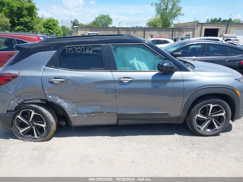 2021 Chevrolet Trailblazer Awd Rs VIN: KL79MUSL8MB022507 Lot: 39530382