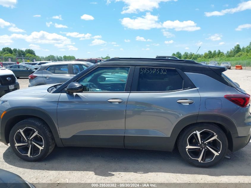 2021 Chevrolet Trailblazer Awd Rs VIN: KL79MUSL8MB022507 Lot: 39530382