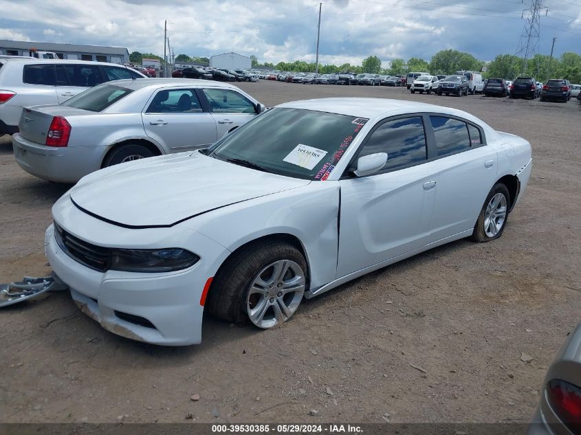 2022 Dodge Charger Sxt Rwd VIN: 2C3CDXBG2NH161249 Lot: 39530385