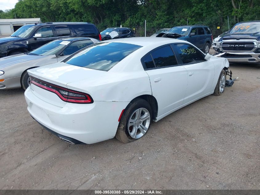 2022 Dodge Charger Sxt Rwd VIN: 2C3CDXBG2NH161249 Lot: 39530385