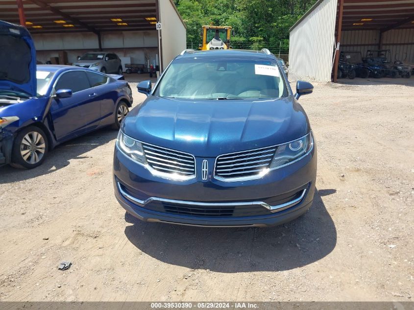 2017 Lincoln Mkx Reserve VIN: 2LMPJ6LR1HBL53530 Lot: 39530390