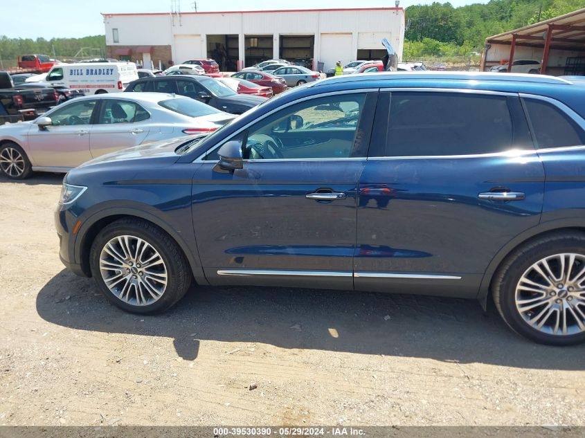 2017 Lincoln Mkx Reserve VIN: 2LMPJ6LR1HBL53530 Lot: 39530390