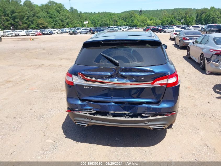 2017 Lincoln Mkx Reserve VIN: 2LMPJ6LR1HBL53530 Lot: 39530390