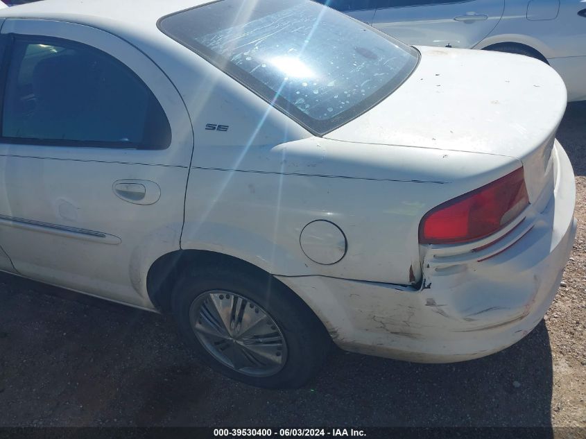 2001 Dodge Stratus Se VIN: 1B3EJ46XX1N697181 Lot: 39530400