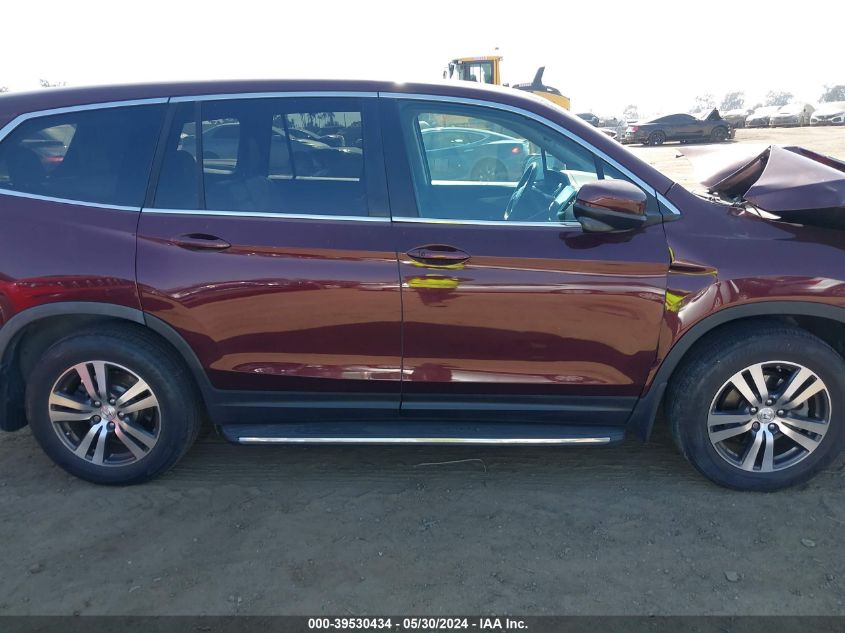 2016 Honda Pilot Exl VIN: 5FNYF5H54GB002540 Lot: 39530434