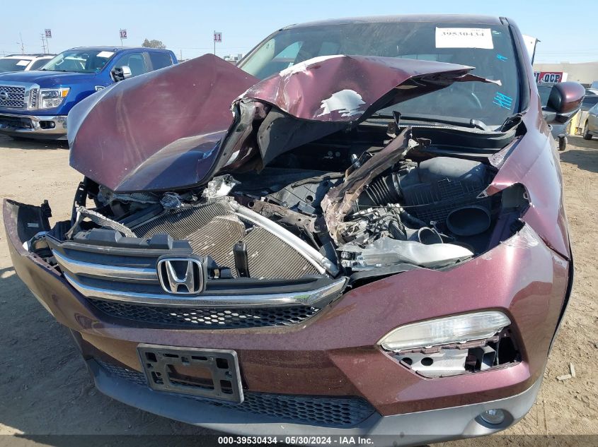 2016 Honda Pilot Exl VIN: 5FNYF5H54GB002540 Lot: 39530434