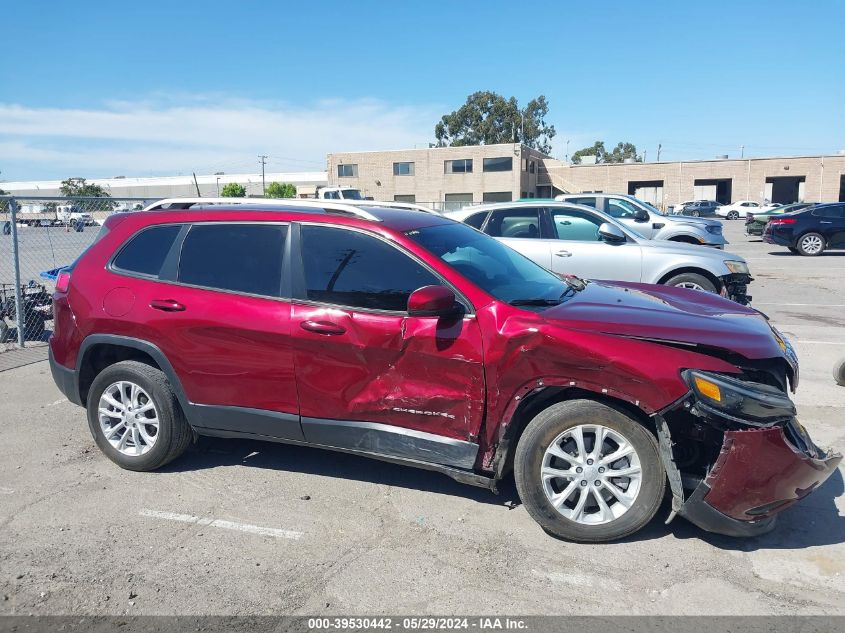 2021 Jeep Cherokee Latitude Fwd VIN: 1C4PJLCB9MD187506 Lot: 39530442