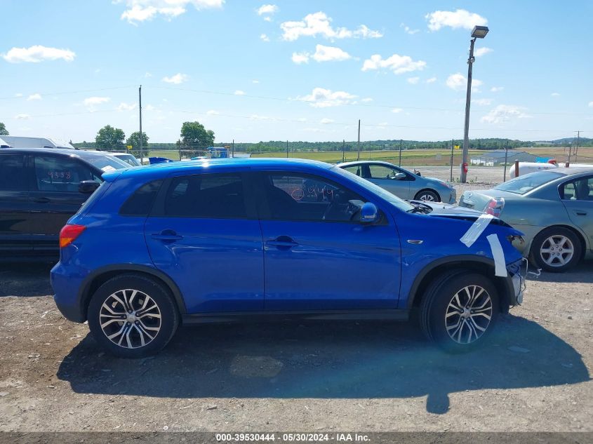 2018 Mitsubishi Outlander Sport 2.0 Es VIN: JA4AR3AU8JU016643 Lot: 39530444