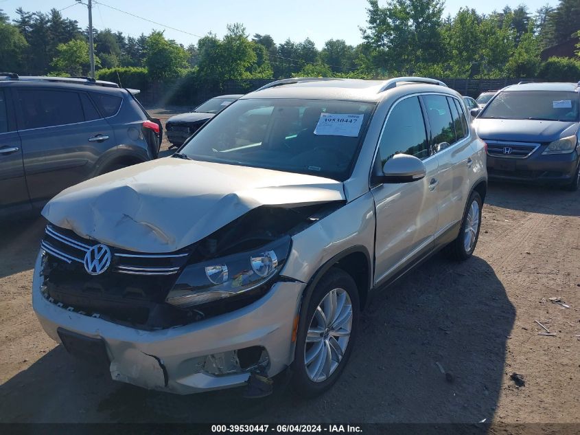 2013 VOLKSWAGEN TIGUAN S/SE/SEL - WVGBV3AX8DW075969