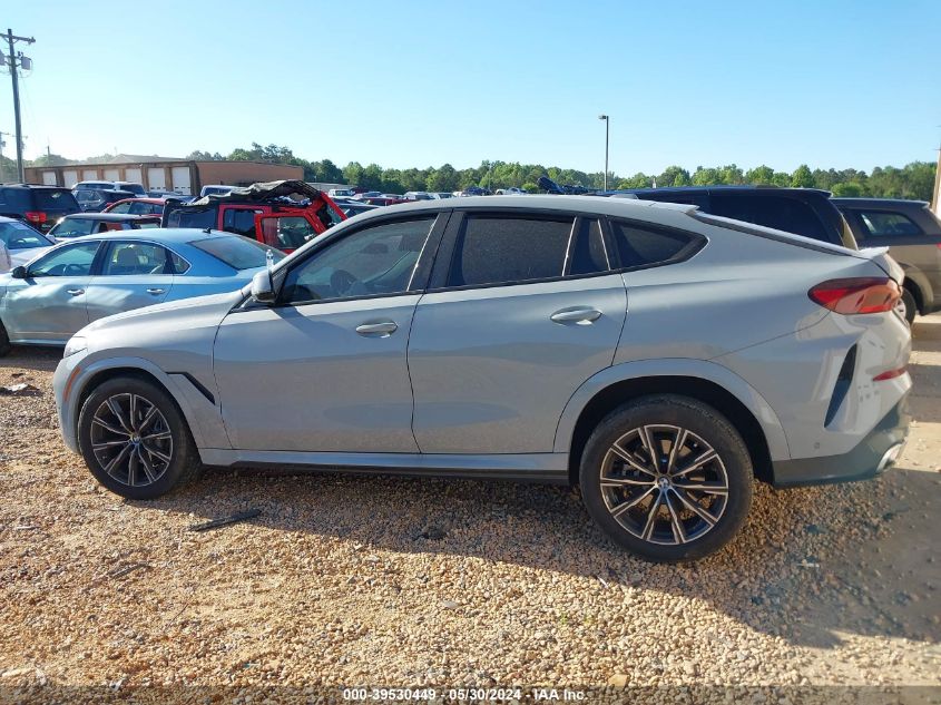 2024 BMW X6 xDrive40I VIN: 5UX33EX02R9R42856 Lot: 39530449