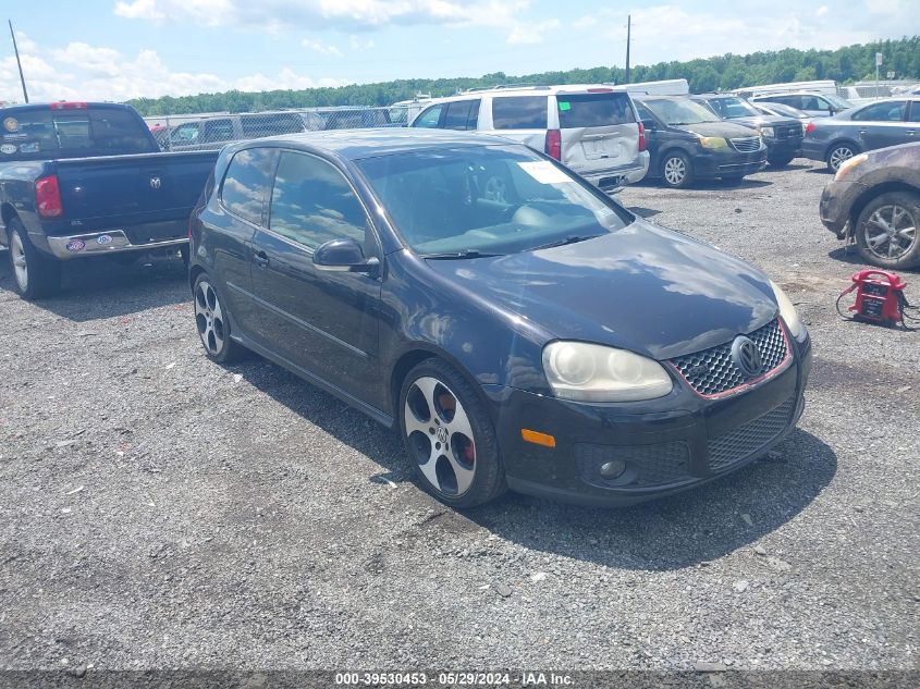 2009 Volkswagen Gti 2-Door VIN: WVWFD71K39W140934 Lot: 39530453