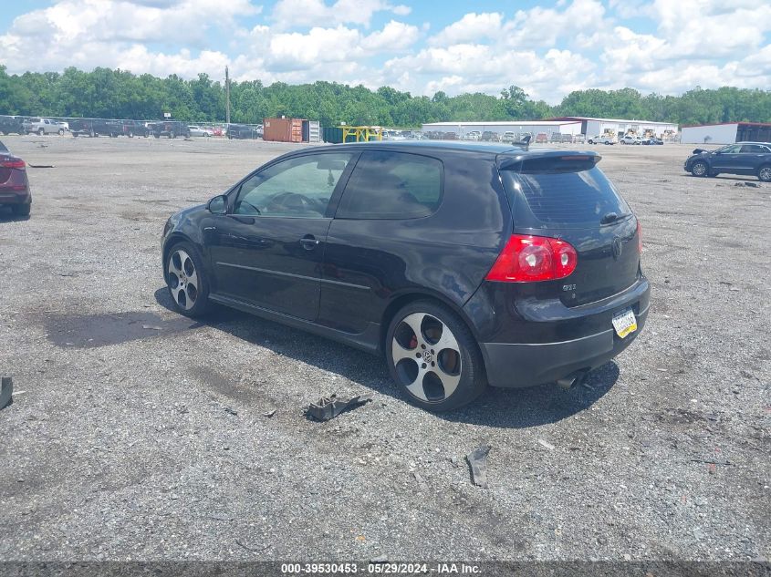 2009 Volkswagen Gti 2-Door VIN: WVWFD71K39W140934 Lot: 39530453