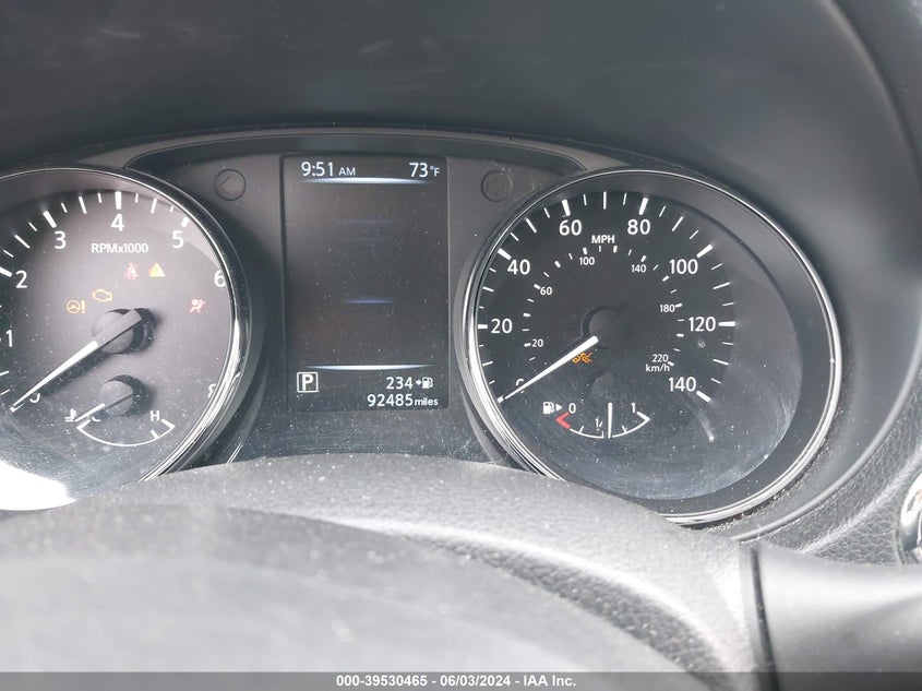 2017 Nissan Rogue Sv VIN: 5N1AT2MT1HC873306 Lot: 39530465