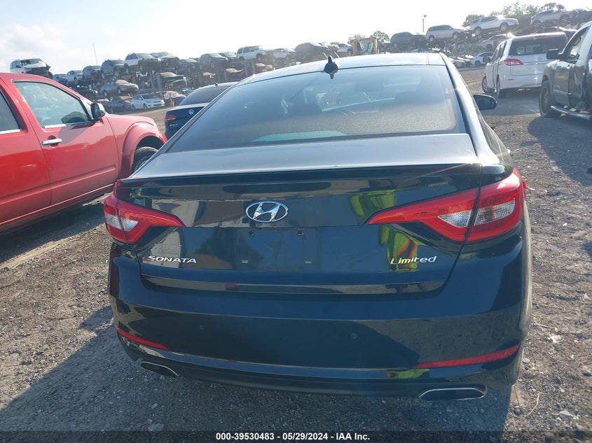 2015 Hyundai Sonata Limited VIN: 5NPE34AF9FH145489 Lot: 39530483