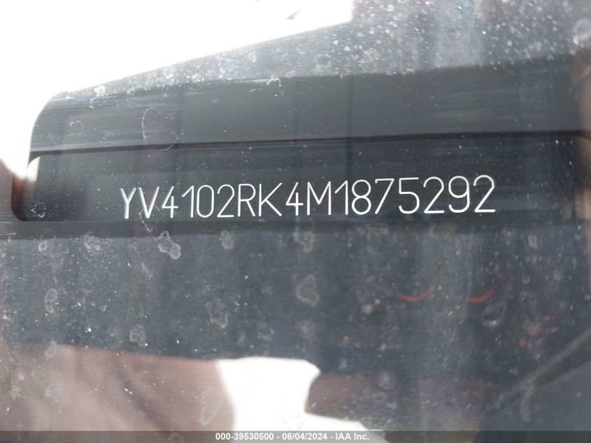 2021 Volvo Xc60 T5 Momentum VIN: YV4102RK4M1875292 Lot: 39530500