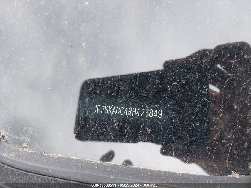 2024 Subaru Forester Sport VIN: JF2SKAGC4RH423849 Lot: 39530511