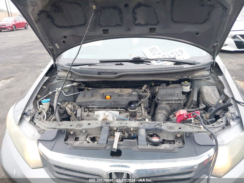 2012 Honda Civic Lx VIN: 2HGFB2F59CH306568 Lot: 39530540