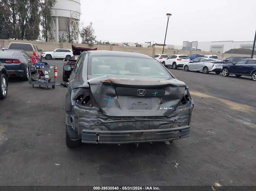 2012 Honda Civic Lx VIN: 2HGFB2F59CH306568 Lot: 39530540