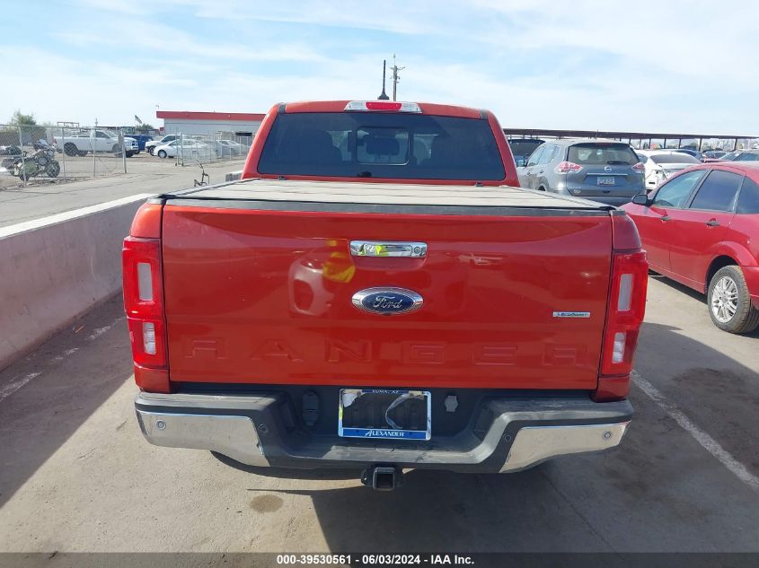 2019 Ford Ranger Lariat VIN: 1FTER4FH9KLA50395 Lot: 39530561