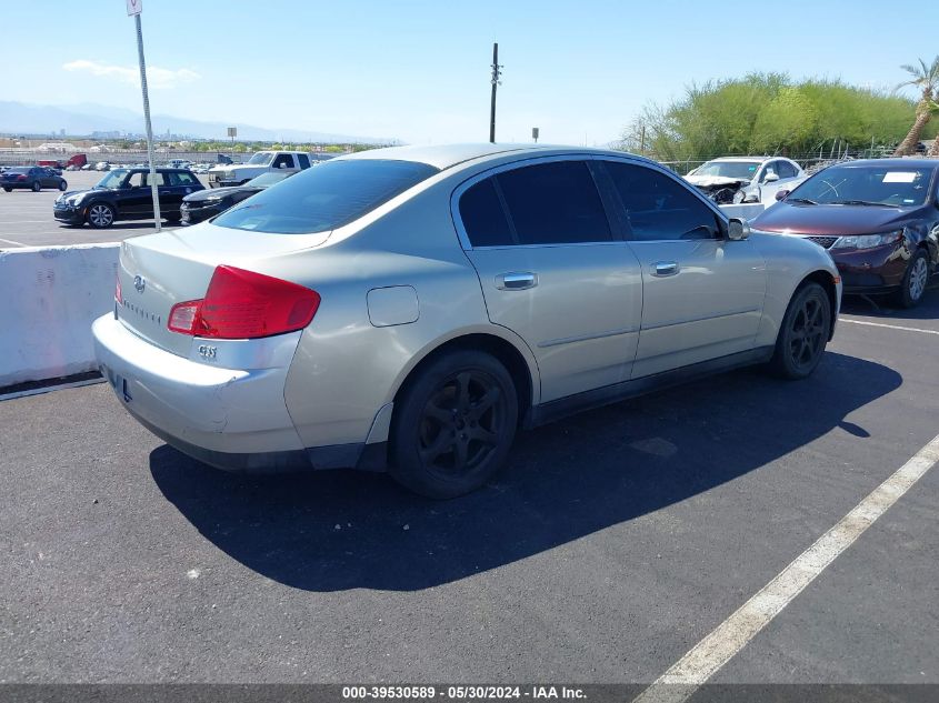 2004 Infiniti G35X VIN: JNKCV51F44M702396 Lot: 39530589