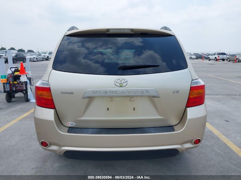 2009 Toyota Highlander VIN: JTEDS41A692089595 Lot: 39530594