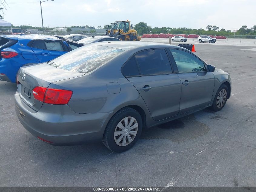 2013 Volkswagen Jetta 2.0L S VIN: 3VW1K7AJ6DM287522 Lot: 39530637