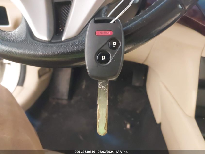 2010 Honda Accord Crosstour Ex-L VIN: 5J6TF1H58AL013901 Lot: 39530646