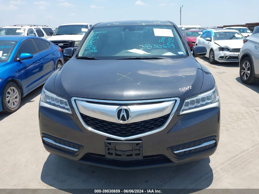 2015 Acura Mdx Technology Package VIN: 5FRYD3H43FB013656 Lot: 39530659