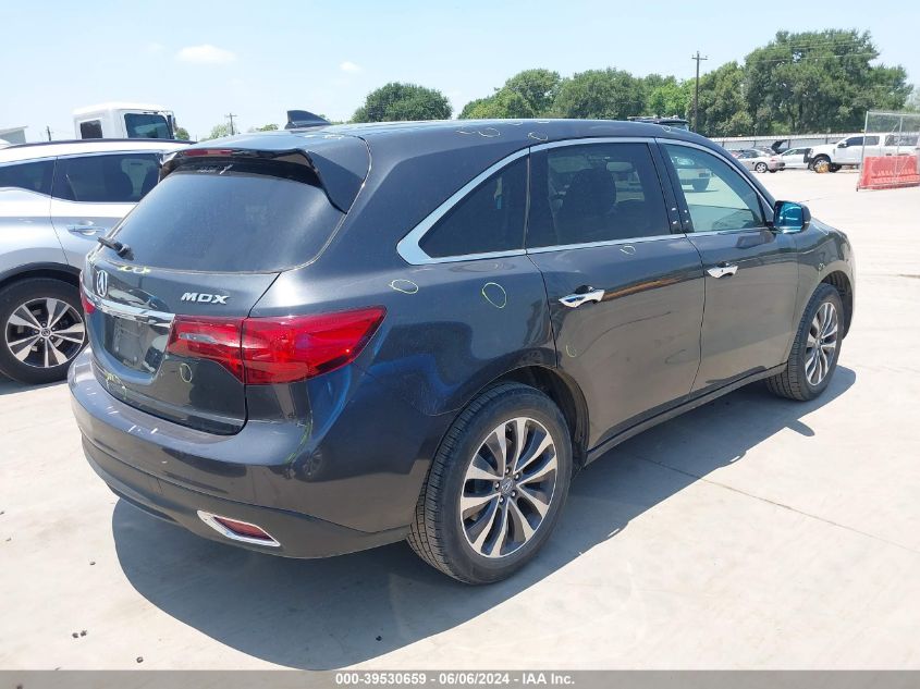 2015 Acura Mdx Technology Package VIN: 5FRYD3H43FB013656 Lot: 39530659