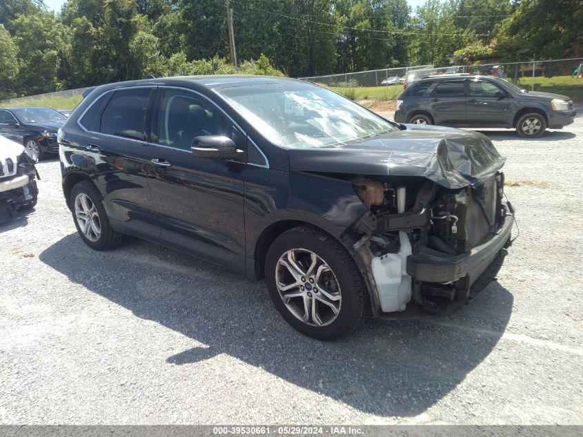 2015 Ford Edge Titanium VIN: 2FMTK4K95FBC36446 Lot: 39530661