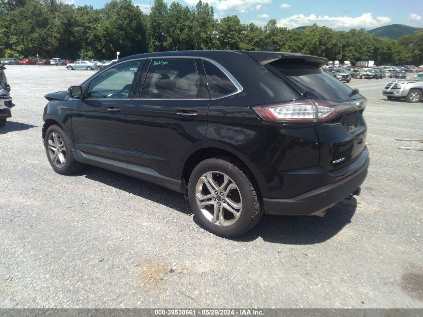 2015 Ford Edge Titanium VIN: 2FMTK4K95FBC36446 Lot: 39530661