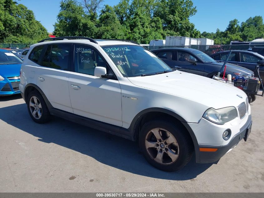 2007 BMW X3 3.0Si VIN: WBXPC93457WF05442 Lot: 39530717