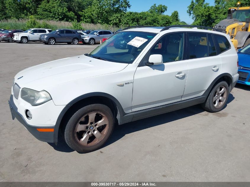 2007 BMW X3 3.0Si VIN: WBXPC93457WF05442 Lot: 39530717