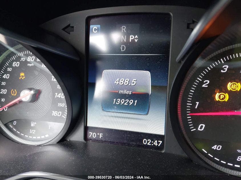 2017 Mercedes-Benz C 300 Luxury/Sport VIN: 55SWF4JB2HU188306 Lot: 39530720