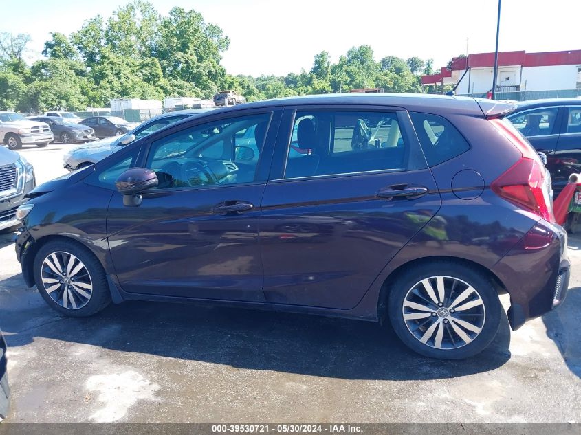 2015 Honda Fit Ex/Ex-L VIN: 3HGGK5H8XFM770584 Lot: 39530721