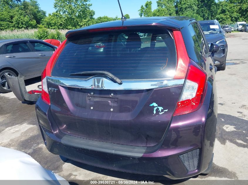 2015 Honda Fit Ex/Ex-L VIN: 3HGGK5H8XFM770584 Lot: 39530721