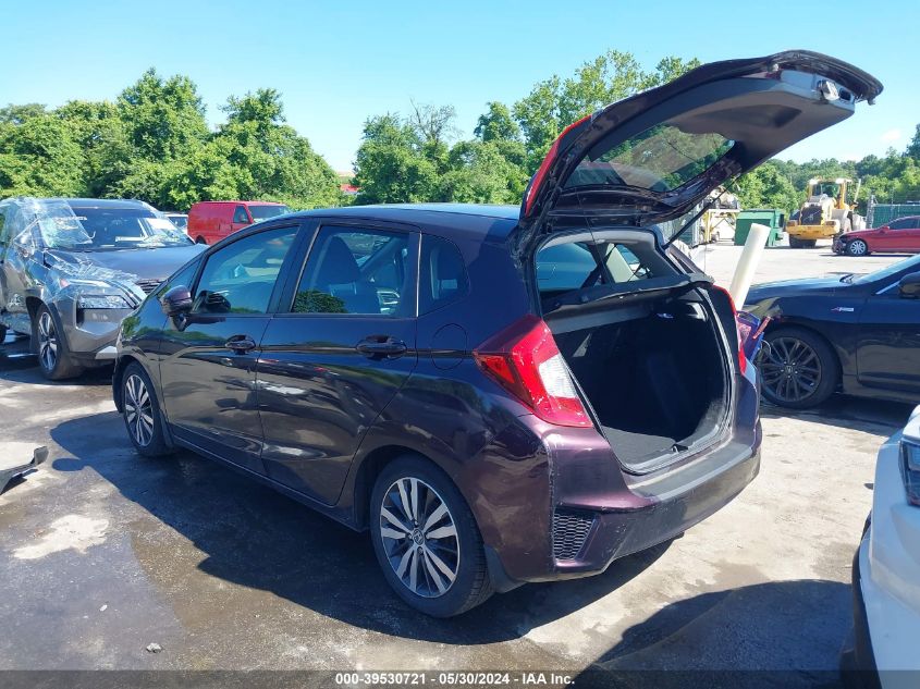 2015 Honda Fit Ex/Ex-L VIN: 3HGGK5H8XFM770584 Lot: 39530721