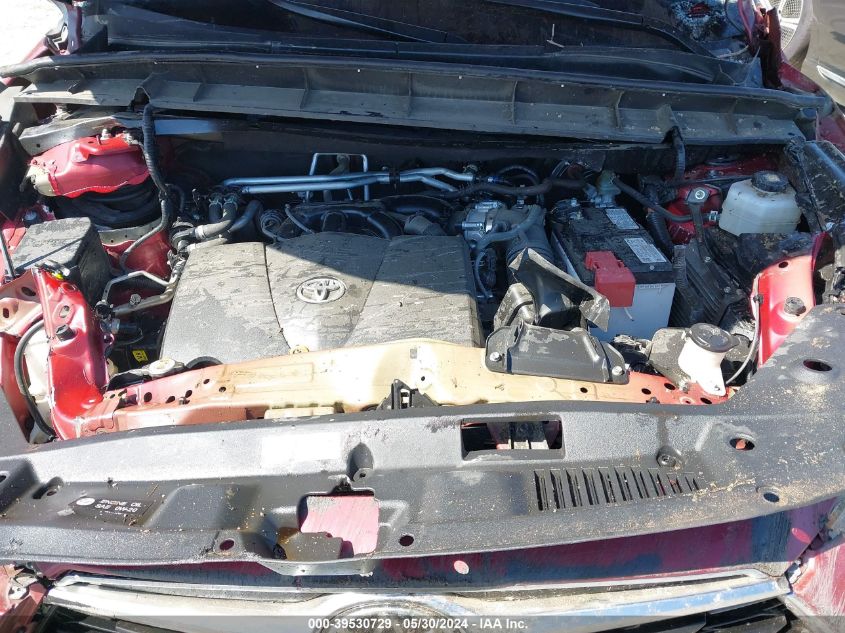 2022 Toyota Highlander Platinum VIN: 5TDFZRAH1NS119768 Lot: 39530729