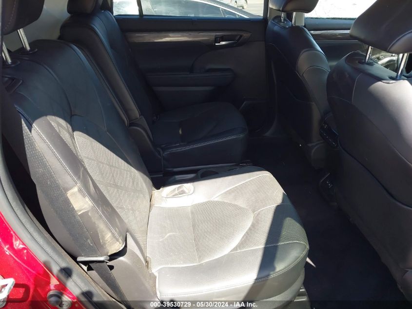 2022 Toyota Highlander Platinum VIN: 5TDFZRAH1NS119768 Lot: 39530729