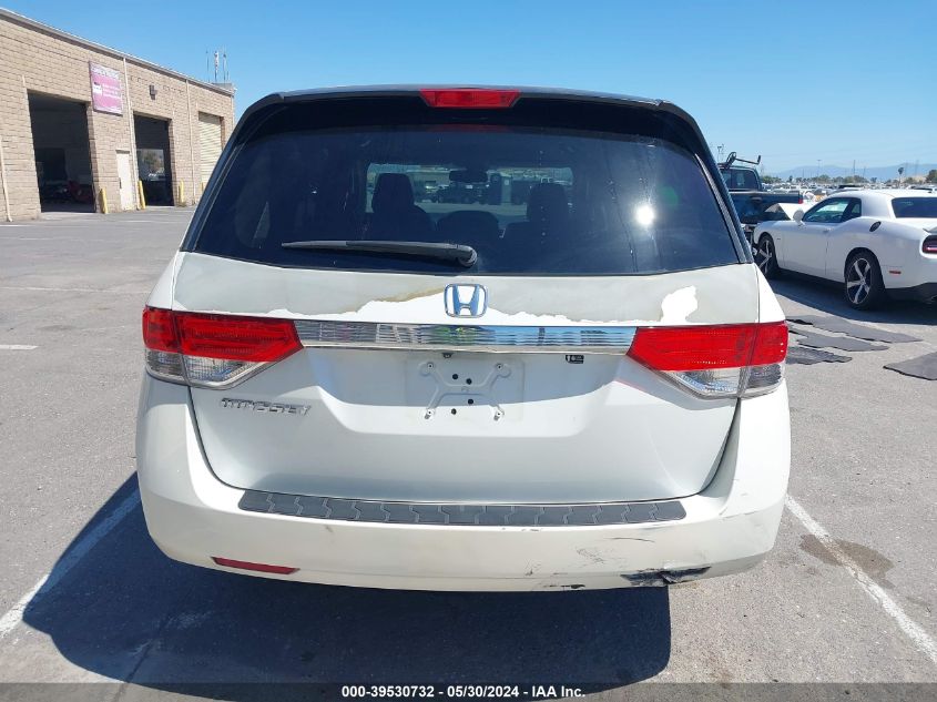 2014 Honda Odyssey Ex-L VIN: 5FNRL5H61EB024336 Lot: 39530732