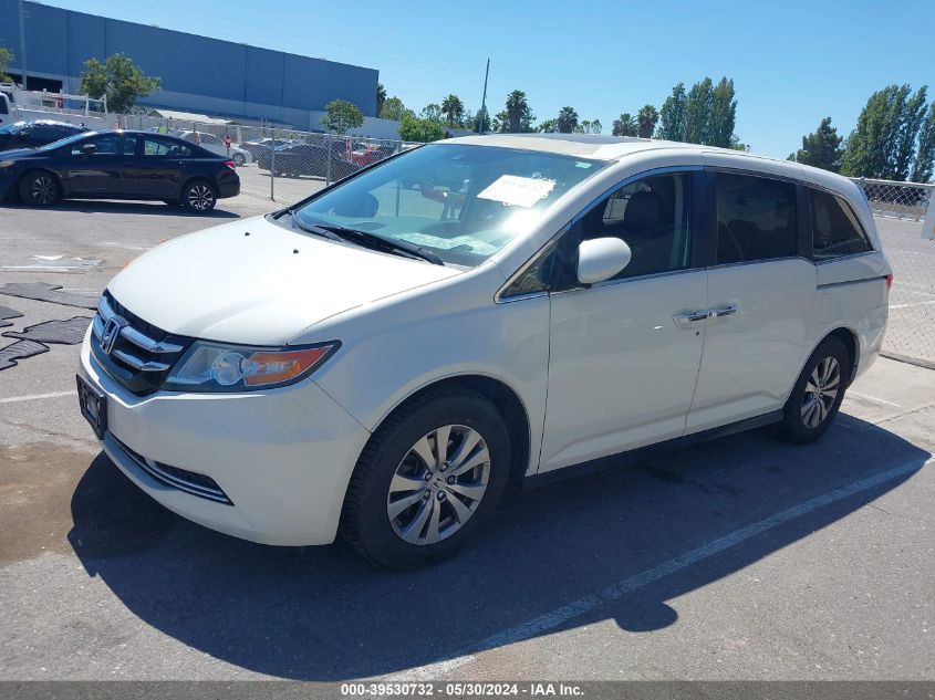 2014 Honda Odyssey Ex-L VIN: 5FNRL5H61EB024336 Lot: 39530732