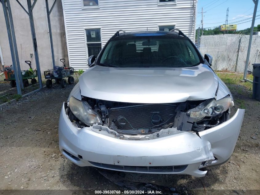 2012 Nissan Murano Sv VIN: JN8AZ1MW5CW211151 Lot: 39530768