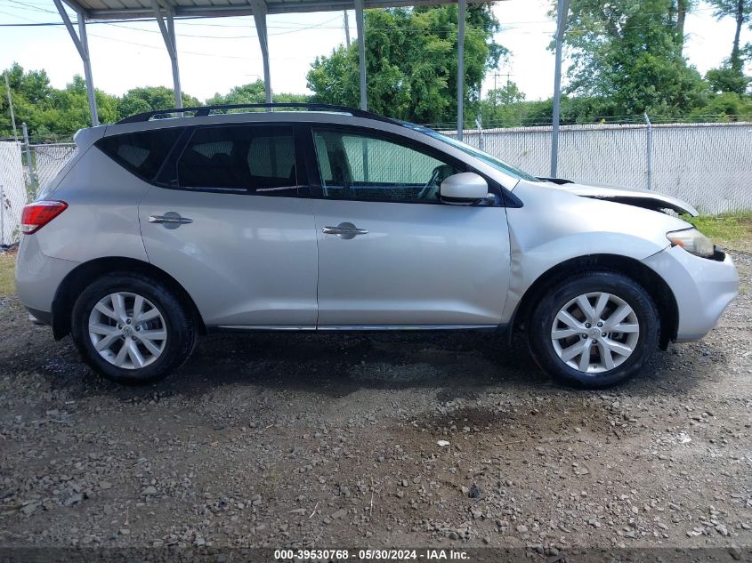 2012 Nissan Murano Sv VIN: JN8AZ1MW5CW211151 Lot: 39530768